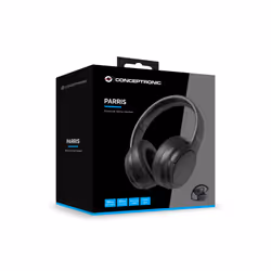 Conceptronic PARRIS03B cuffia e auricolare Con cavo e senza cavo A Padiglione Musica e Chiamate Bluetooth Nero - Vista aggiuntiva 4