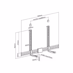 Equip 650895 accessorio per il montaggio del televisore - Vista aggiuntiva 5