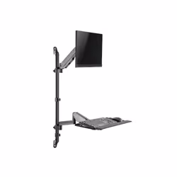 Equip 650170 base e supporto per PC/workstation All-in-One 8 kg Nero 17" 32" - Vista aggiuntiva 8