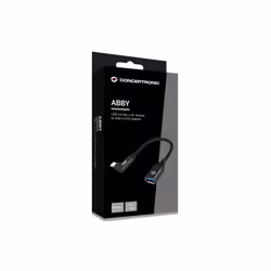 Conceptronic ABBY19B adattatore per inversione del genere dei cavi USB-C USB-A Nero - Vista aggiuntiva 3