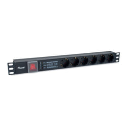 Equip 333317 unità di distribuzione dell'energia (PDU) 6 presa(e) AC 1U