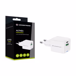 Conceptronic ALTHEA15W Caricabatterie per dispositivi mobili Universale Bianco AC Ricarica rapida Interno - Vista aggiuntiva 4