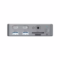 Conceptronic DONN25G replicatore di porte e docking station per laptop Cablato USB 3.2 Gen 2 (3.1 Gen 2) Type-C Argento - Vista aggiuntiva 4
