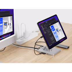 Conceptronic DONN26G carrello e supporto multimediale Argento Tablet - Vista aggiuntiva 7