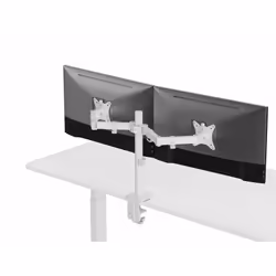 Equip Staffa di montaggio da tavolo articolata per doppio monitor da 17“-32”, bianco - Vista aggiuntiva 4