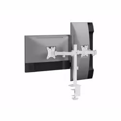 Equip Staffa di montaggio da tavolo articolata per doppio monitor da 17“-32”, bianco - Vista aggiuntiva 5