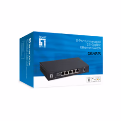 LevelOne GEU-0525 switch di rete Non gestito 2.5G Ethernet (100/1000/2500) Nero - Vista aggiuntiva 6