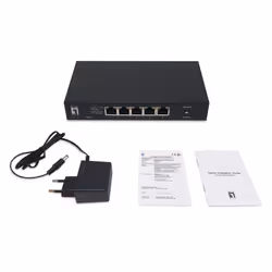 LevelOne GEU-0525 switch di rete Non gestito 2.5G Ethernet (100/1000/2500) Nero - Vista aggiuntiva 7