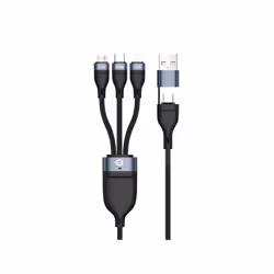 Conceptronic ETTA05B15, 1,5 m, USB C, USB C/Micro-USB B/Lightning, USB 2.0, 0,48 Gbit/s, Nero