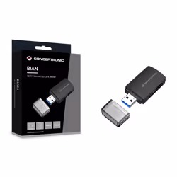Conceptronic BIAN06B lettore di schede USB 3.2 Gen 1 (3.1 Gen 1) Type-A Nero - Vista aggiuntiva 5
