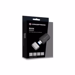Conceptronic BIAN06B lettore di schede USB 3.2 Gen 1 (3.1 Gen 1) Type-A Nero - Vista aggiuntiva 6