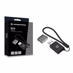 Conceptronic BIAN07B lettore di schede USB 3.2 Gen 1 (3.1 Gen 1) Type-A Nero - Vista aggiuntiva 4