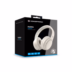 Conceptronic PARRIS03C cuffia e auricolare Con cavo e senza cavo A Padiglione MUSICA Bluetooth Crema - Vista aggiuntiva 4