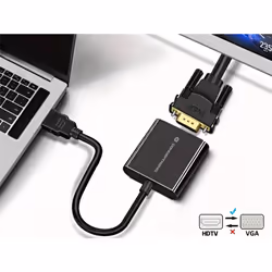 Conceptronic ABBY20B cavo e adattatore video 0,25 m HDMI tipo A (Standard) VGA (D-Sub) Nero - Vista aggiuntiva 5