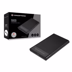 Conceptronic DANTE06B contenitore di unità di archiviazione Box esterno HDD/SSD Nero 2.5" - Vista aggiuntiva 5