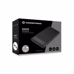 Conceptronic DANTE06B contenitore di unità di archiviazione Box esterno HDD/SSD Nero 2.5" - Vista aggiuntiva 6