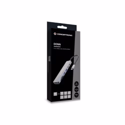 Conceptronic DONN28G replicatore di porte e docking station per laptop Cablato USB 3.2 Gen 1 (3.1 Gen 1) Type-C Grigio - Vista aggiuntiva 7