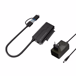 Conceptronic ABBY21B, USB Type-A, SATA 22-pin, Nero