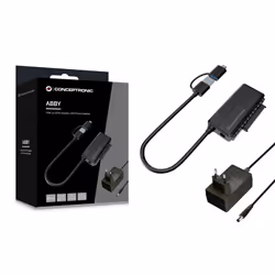 Conceptronic ABBY21B adattatore per inversione del genere dei cavi USB Type-A SATA 22-pin Nero - Vista aggiuntiva 4