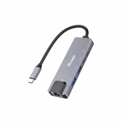 Equip 133496, Cablato, USB 3.2 Gen 1 (3.1 Gen 1) Type-C, 100 W, 10,100,1000,2500 Mbit/s, 1000BASE-T, IEEE 802.3ab