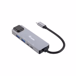 Equip 133496 replicatore di porte e docking station per laptop Cablato USB 3.2 Gen 1 (3.1 Gen 1) Type-C Grigio