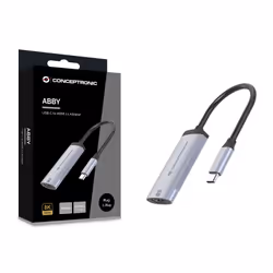 Conceptronic ABBY23G adattatore grafico USB 7680 x 4320 Pixel Argento - Vista aggiuntiva 5