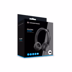 Conceptronic POLONA05B cuffia e auricolare Cablato A Padiglione Musica e Chiamate USB tipo A Nero - Vista aggiuntiva 8
