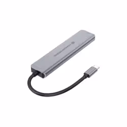 Conceptronic DONN33G replicatore di porte e docking station per laptop Cablato USB 3.2 Gen 1 (3.1 Gen 1) Type-C Argento - Vista aggiuntiva 2