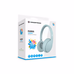 Conceptronic PARRIS04B cuffia e auricolare Con cavo e senza cavo A Padiglione Musica e Chiamate Bluetooth Azzurro - Vista aggiuntiva 4