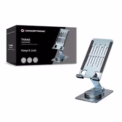 Conceptronic THANA08G supporto per personal communication Supporto passivo Telefono cellulare/smartphone Argento - Vista aggiuntiva 4