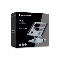 Conceptronic THANA10G supporto per laptop Supporto per computer portatile Grigio 43,2 cm (17") - Vista aggiuntiva 6