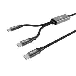 Equip 128895 cavo USB USB 2.0 1,5 m USB C 2 x USB C Nero