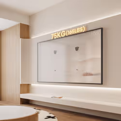 Equip 650365 Supporto TV a parete 2,54 m (100") Nero - Vista aggiuntiva 3