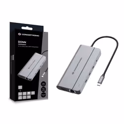 Conceptronic DONN34G replicatore di porte e docking station per laptop - Vista aggiuntiva 3