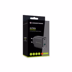 Conceptronic ALTHEA20B45 Caricabatterie per dispositivi mobili Universale Nero AC Ricarica rapida Interno - Vista aggiuntiva 4