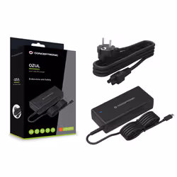Conceptronic OZUL10BE adattatore e invertitore Interno 90 W Nero - Vista aggiuntiva 2