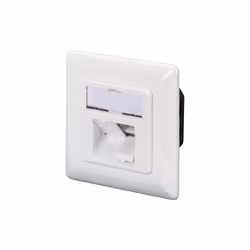 Digitus CAT 5e, Classe D, presa dati, schermato, sporgente, RJ-45, 5e, Bianco, 80 mm, 80 mm, Cina