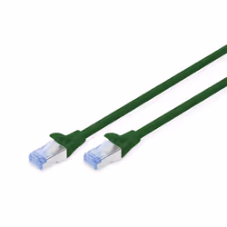 Digitus Cavo patch SF/UTP CAT 5e, 15 m, Cat5e, SF/UTP (S-FTP), RJ-45, RJ-45, Verde
