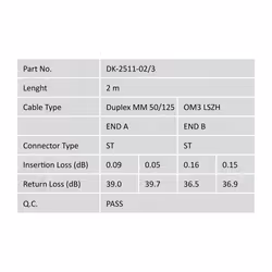 Digitus Cavo patch LWL multimodale OM 3, ST/ST - Vista aggiuntiva 4