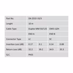 Digitus Cavo patch LWL multimodale OM 3, LC/SC - Vista aggiuntiva 5