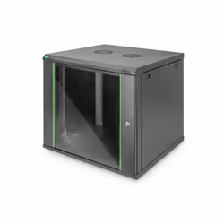 Digitus Alloggiamento a parete Serie Dynamic Basic - 600 x 600 mm (L x P), Da parete, 9U, 60 kg, Lucchetti, 26 kg, Nero