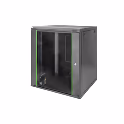 Digitus Alloggiamento a parete Serie Dynamic Basic - 600 x 450 mm (L x P), Da parete, 16U, 60 kg, Lucchetti, 34 kg, Nero
