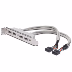 Digitus Cavo Staffa Slot USB, 5 V, 150 mm, 280 mm, 30 mm, 82,353 g, 1260 cm³