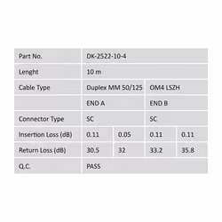 Digitus Cavo patch LWL multimodale, OM4, SC/SC - Vista aggiuntiva 5