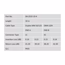 Digitus Cavo patch multimodale LWL, OM4, LC/SC - Vista aggiuntiva 4
