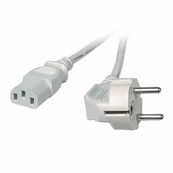 LOGON TC025NCGRE, 2,5 m, Spina di alimentazione di tipo C, Accoppiatore C13, 250 V, 10 A