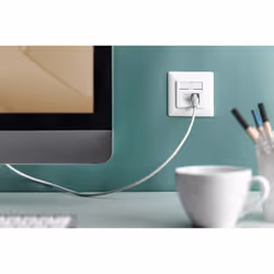 Digitus Presa di rete CAT 6A classe EA, compatibile con il design, schermata, da incasso