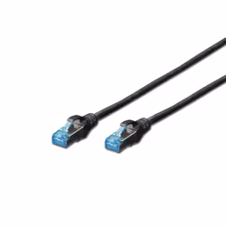 Digitus Cavo patch SF/UTP CAT 5e, 2 m, Cat5e, SF/UTP (S-FTP), RJ-45, RJ-45, Nero