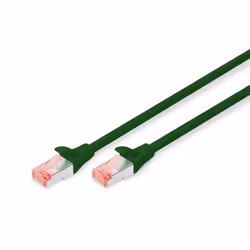 Digitus Cavo patch CAT 6 S/FTP, 0,5 m, Cat6, S/FTP (S-STP), RJ-45, RJ-45, Verde