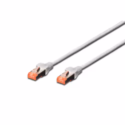 Digitus Cavo patch CAT 6 S/FTP, 5 m, Cat6, S/FTP (S-STP), RJ-45, RJ-45, Grigio